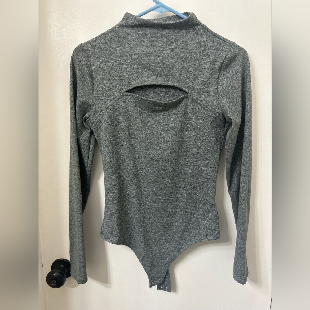 Express Bodysuit, Size S. Gray